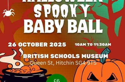 Halloween 2025 baby ball poster draft 1