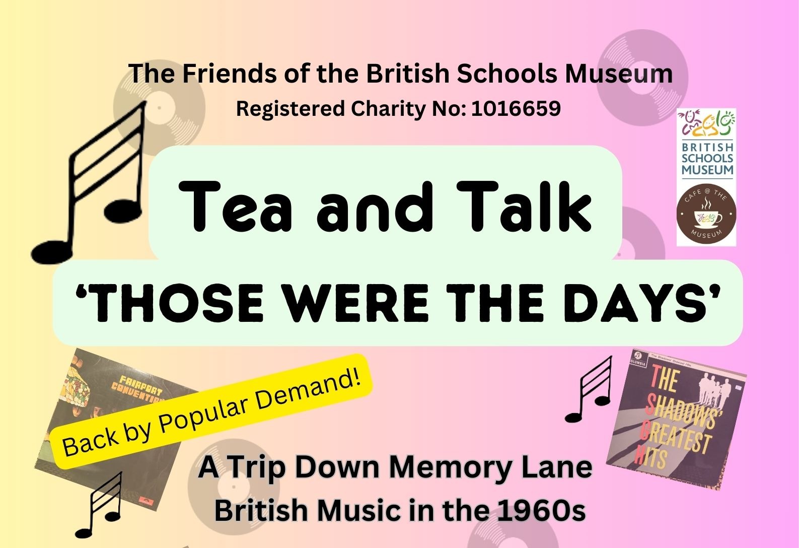 TEAandTALK  1960s MUSIC March 25th 2026